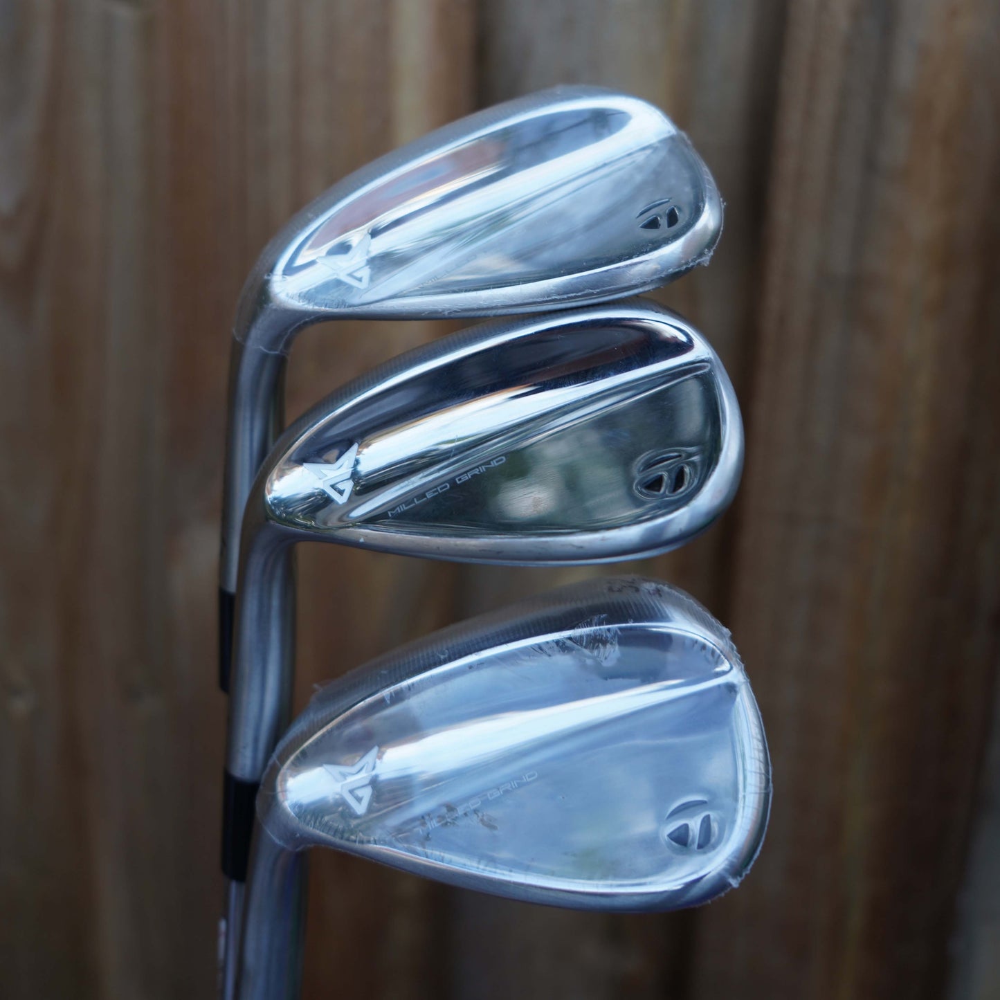 TaylorMade Milled Grind Chrome Satin Wedge Set 52/09, 56/12, 60/10 (LH)